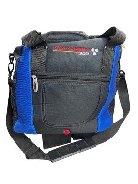 Columbia 300 Black Single Ball Bowling Bag Carry Handle Padded Shoulder Strap